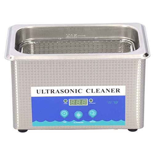 0,9 L Ultraschall-Waschmaschinen-Reiniger mit Zeitsteuerung für Schmuckringe Reinigung von Hardware-Teilen DK009A 35W(AC220V EU-STECKER)