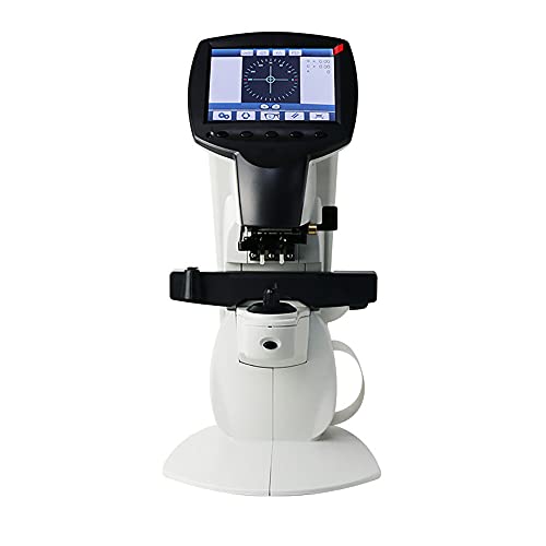 SATSAT Automatisches Lensmeter, 5,7-Zoll-Farbbildschirm-Digital-Focimeter-Brillen-Optometrie-Gerät, Focimeter-optische Instrumentenausrüstung, mit Augenabstand/Blaulicht-UV-Messfunktion