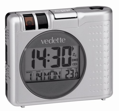 Vedette – vr30013 – Wecker Multifunktions LCD – Grau Metallic