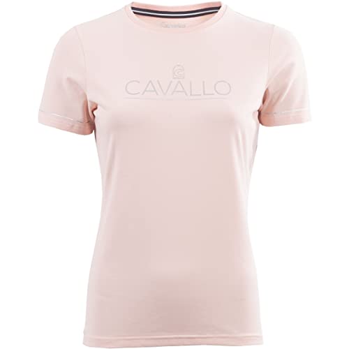 Cavallo FERUN Damen T-Shirt Bright Salmon rosa/Lachsfarben Sportswear FS 23, Größe:40