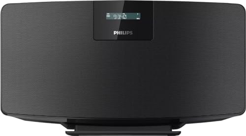 Philips DAB+ Radio M2505/10 Digital Radio (DAB+/UKW, Multipairing-Bluetooth, 3,5-mm-Audioeingang, 2,75-Zoll-Full-Range-Treiber, 10 W) Schwarz (2020/2021 Modell)