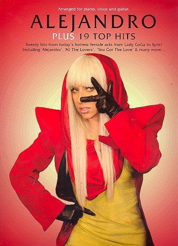 Alejandro plus 19 Top Hits songbook piano/vocal/guitar