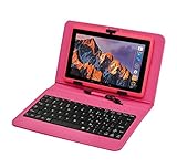 Tablet PC Touchscreen 7 Zoll,Tablet Computer Mit Tastatur Android Quad-core Laptop,WiFi,Dual-Kamera,Bluetooth,8 GB ROM,1 GB RAM,Mit Touch Stift