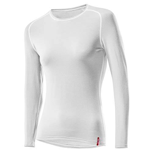 Löffler Damen Unterhemd Shirt Transtex Warm La, weiß, 44