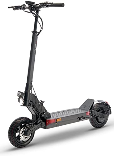 Motus Pro 10 Zoll 2022 Elektro-Scooter | 70 km Laufzeit | 48 V 18 Ah 864 Wh | Erwachsene elektrischer Roller | 10 Zoll | 3 Geschwindigkeitsstufen | Federung vorne und hinten