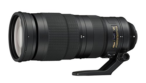 Nikon AF-S Nikkor 200-500 mm f/5.6E ED VR Super Tele-Zoom Objektiv im FX-Format, Schwarz