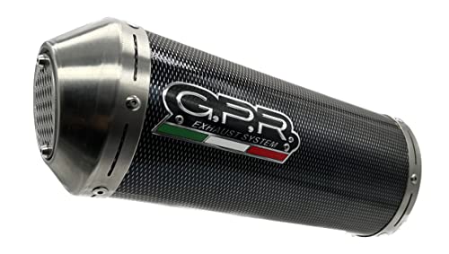 GPR Schalldämpfer kompatibel mit Honda Crf 250 R 2003/05 Auspuffanlage zugelassen mit spezifischem GPR Street Poppy Verbindungsrohr