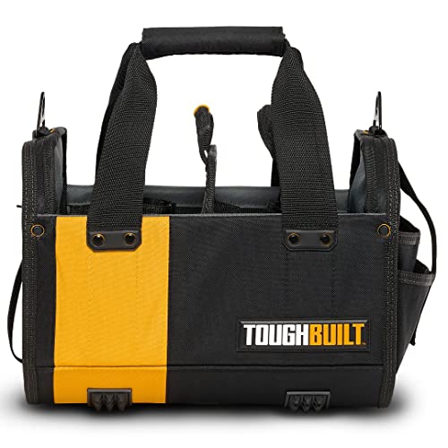 ToughBuilt – modulare Werkzeugtragetasche (30 cm) – 61 Fächer und Schlaufen, Transport von Elektrowerkzeug/Wartungsinstrumenten, langlebiger, gepolsterter Griff – (TB-81-12-DE)