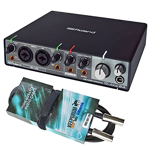 Roland Rubix 24 USB Audio-Interface + keepdrum Midi-Kabel