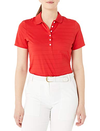 Callaway Damen Poloshirt mit offenem Netzstoff, kurzärmelig, Damen, Salsa, 3X-Large