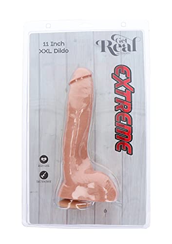 GET REAL - EXTREME XXL DILDO 28 CM SKIN