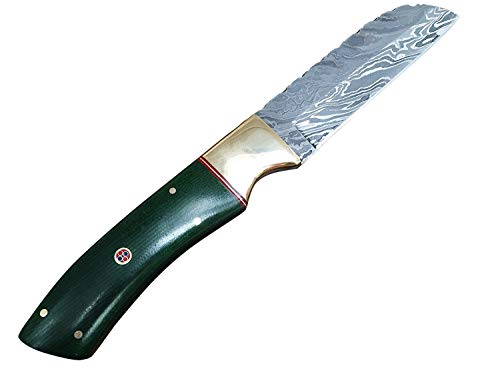 Perkin Handgemachte Messer Damastmesser Jagdmesser mit Scheide