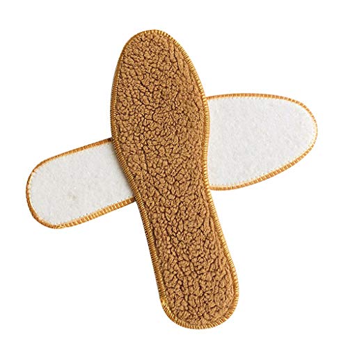 Winter Warm Insoles for Shoes Men Women Imitating Alpaca Wool Velvet Deodorant Time! Absorbent Breathable Plush Sports Insole (Size : 42) (41)