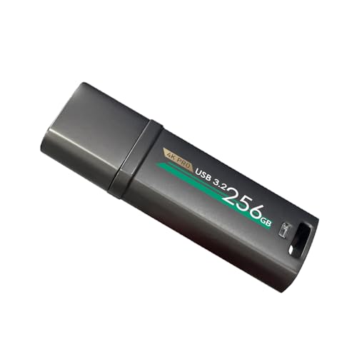 TCELL USB 3.2 4K PRO Flash-Laufwerk 256 GB Lesegeschwindigkeit bis zu 1000 MB/s, Schreibgeschwindigkeit bis zu 800 MB/s High Speed Solid State Thumb Drive Memory Stick für Designer Gamer Tesla Dashcam