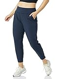 Core 10 Damen Ganztägig Bequeme Aktiv-Jogginghose, Marineblau, L