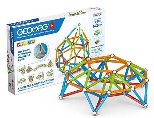 Selecta Geomag Super Color Recycled GM386 Spielzeug, 142 Stück