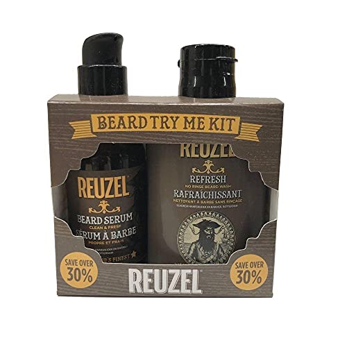 Reuzel Beard Try Me Kit Bartpflegeset - Bartöl & No Rinse Beard Wash