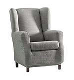 Eysa Aquiles elastisch sofa überwurf ohrensessel farbe 06-grau, Polyester-Baumwolle, 70-90 x 60-80 x 90-110 cm