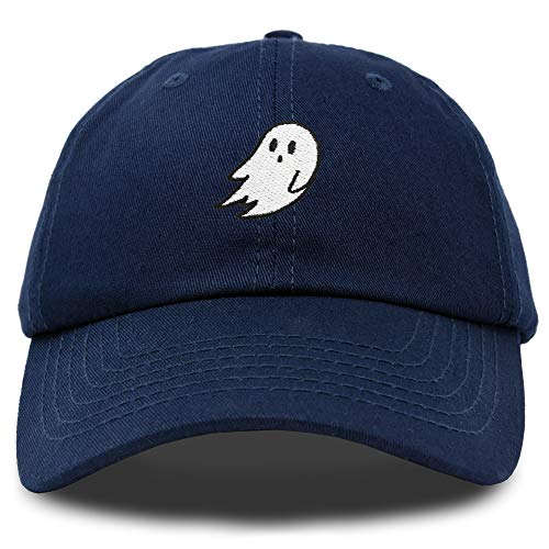 DALIX Geister-Stickerei Dad Hat Baseball Cap Cute Halloween, marineblau, Einheitsgröße
