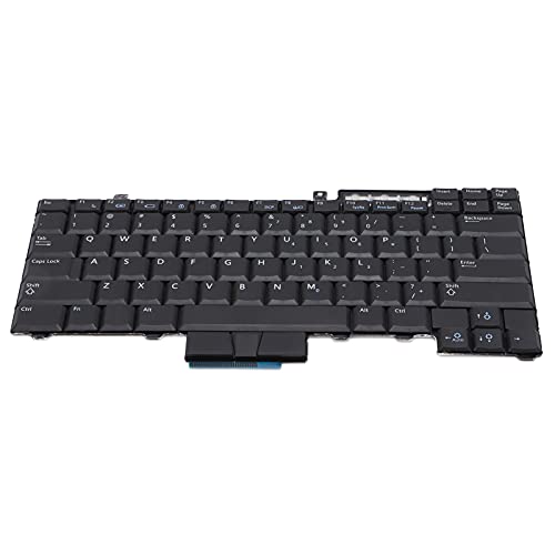 Gatuxe Tastatur ersetzen, einfache Installation Breite Kompatibilität E6400 Tastatur ABS Aluminium für Büroangestellte für Erwachsene für Tastatur(Schwarz)