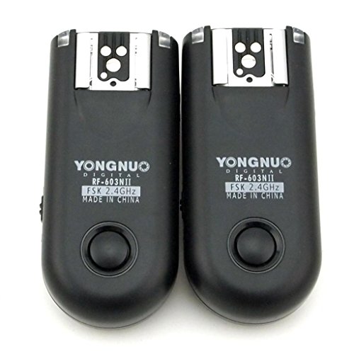 YONGNUO RF-603II N3 Funk Blitzauslöser für Nikon D90 D3100 D3300 D5000 D5100 D5300 D7000 D7100