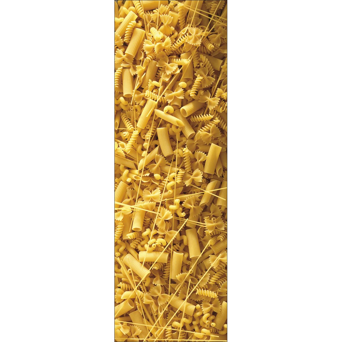 Plage Kitchen Aufkleber für Küchen und Kühlschrank-Gelbe Nudeln-180 x 59,5 cm, Vinyl, Colorful, 180x0.1x59,5 cm