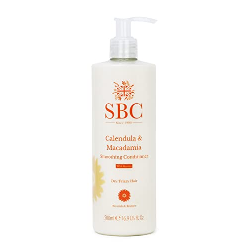 SBC Skincare - Conditioner mit Calendula und Makadamia - 500 ml - Pflegt und Repariert das Haar - Haarkur - Calendula & Macadamia Smoothing Conditioner