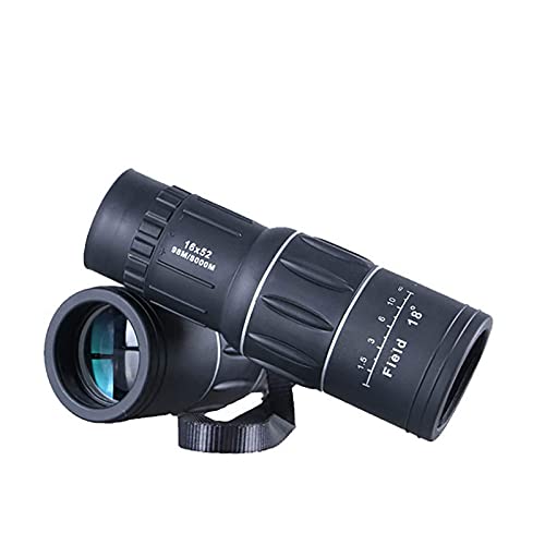 16x52 Monokular, tragbares wasserdichtes Fokusoptik-Zoomobjektiv für den Außenbereich, Teleskop-Monokular, optisches Teleskop für die Vogelbeobachtung, Camping, Wandern, Reisen (16x52 Monokular).
