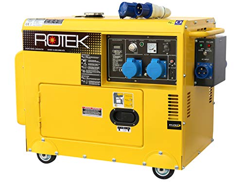 Rotek Diesel Stromerzeuger mit Notstart-Automatik GD4SS-1A-6000-5EBZ-ATS (5,5 kVA / 230V 50Hz 1-phasig)