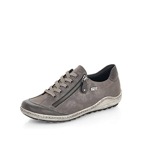 Remonte Damen R1402 Sneaker, Grau (Fumo/Mineral 44), 37 EU