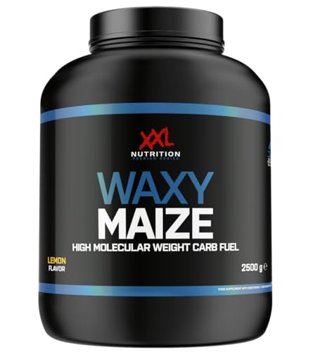 XXL Nutrition - Waxy Maize - Komplexes Kohlenhydrat mit 99% Amylopektin-Anteil, Schnelle Resorption - 2500 Gramm - Zitrone
