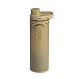 GRAYL UltraPress 16,9 oz Wasserreiniger & Filterflasche für Wandern, Rucksackreisen, Survival, Reisen (Desert Tan)