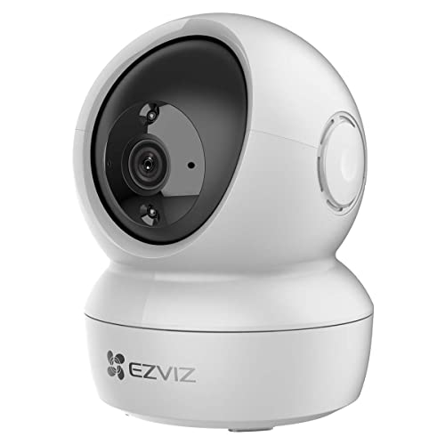 EZVIZ H6c 2K+ Intelligente Schwenk/Neige 4 MP WLAN Überwachungskamera mit 360°- Panoramablick, Zwei-Wege-Audio, Bewegungserkennung mit Automatische Verfolgung, Nachtsicht (bis zu 10 m)