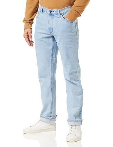 Wrangler Herren Authentic Straight Jeans, Blau (Bleach X9e), W32/L32 (Herstellergröße: 32/32)