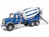bruder 02814 - Mack Granite Betonmisch-LKW - 1:16 Betonmischer Baufahrzeug Baustelle Lastwagen Mischwagen Truck Transporter