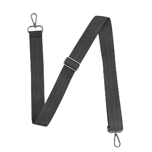 Strape Black (5) 5X Unisex Tragegurt & Schultergurt verstellbar - Gurt schwarz - Handtaschengurt - Taschengurt für Taschen & Rucksack & Handtasche als Schulterriemen (Mengenauswahl)