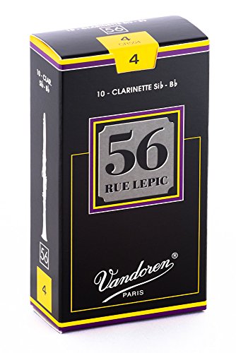 Vandoren CR504"56 Rue Lepic" B- Klarinetten Blätter, 10 Einheiten