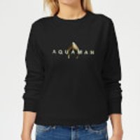 Aquaman Title Damen Sweatshirt - Schwarz - XXL - Schwarz