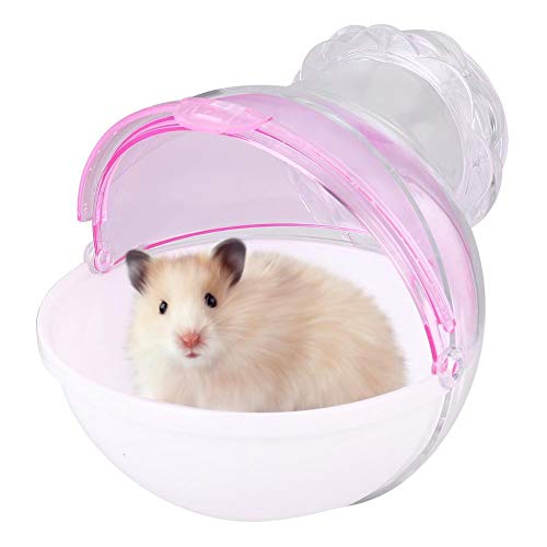 Caiqinlen Juli Geschenk HamsterkäfigBadezimmer Hamster Badezimmer, HamsterBadezimmer mit großer Kapazität, externes HamsterBadezimmer mit Toilette, für HamsterMeerschweinchen(