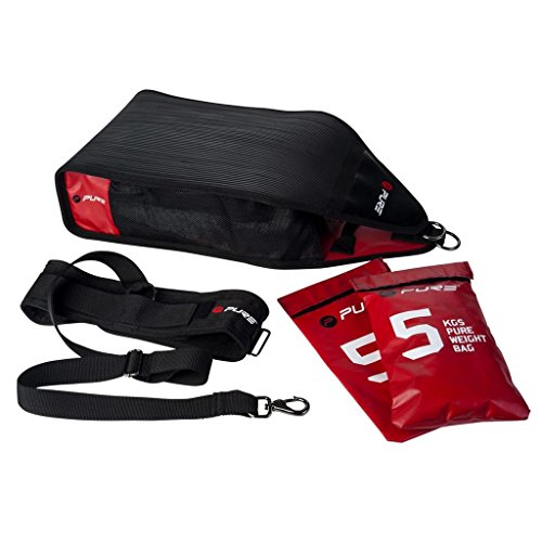 Pure 2Improve Sprint-Sack, schwarz/rot, inkl. 3x5kg Sandsack