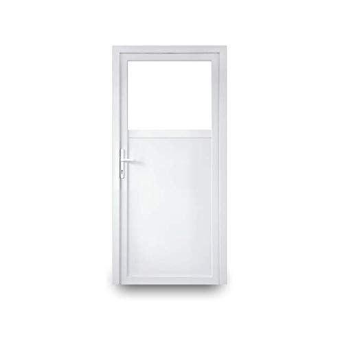 EcoLine Nebentür - Nebeneingangstür - Tür - 2-Fach, 1/3 Glas, 2/3 Füllung, außenöffnend innen weiß/außen: weiß BxH: 1100 x 1900 mm DIN Rechts