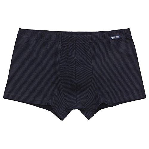2er Pack Ammann Herren Retro-Shorts - Cotton & More - Angenehm weicher Modal-Stoff - Farbe Nachtblau - Größe 12