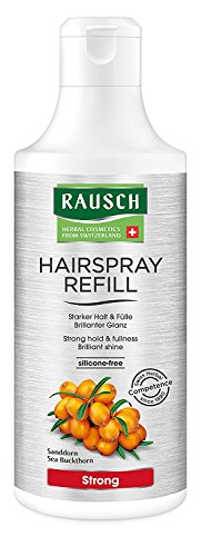 Rausch Hairspray Strong Non-Aerosol Nachfüllflasche (für dauerhaften, starken Halt und strahlenden Glanz - Vegan), 1er Pack (1 x 400 ml)