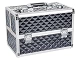 Beauty Koffer Diamond Aluminium Schwarz - Beauty Schmink Case