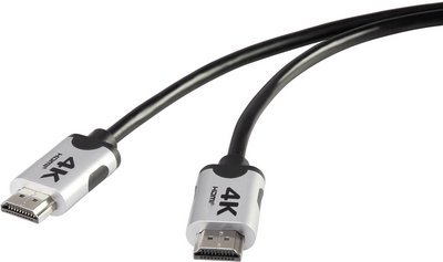 SpeaKa Professional Premium HDMI 4k/Ultra-HD Anschlusskabel [1x HDMI-Stecker - 1x HDMI-Stecker] 1.5 m Schwarz SpeaKa Professional (SP-6344132)