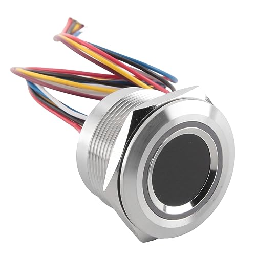 Jdeijfev R503 Kreisrunde RGB-Ringanzeige LED-Steuerung DC3.3V MX1.0-6Pin Kapazitiver Fingerabdruckmodul-Sensorscanner, 19 Mm