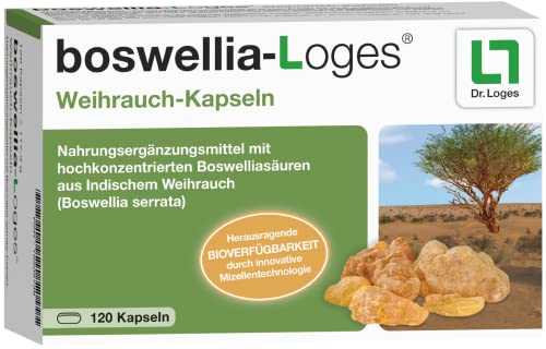 boswellia-Loges® Weihrauchkapseln - 120 Kapseln - Hochkonzentriert und maximal bioverfügbar