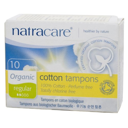 Natracare Tampons Regular 10CT- 8 Pack (80 Total) by NATRACARE