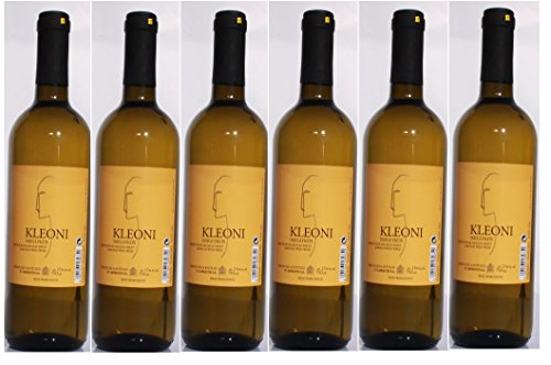 6x Kleoni Weißwein Imiglykos lieblich Lafkioti je 750ml + 2 Probier Sachets Olivenöl aus Kreta a 10 ml - griechischer weißer Wein Weißwein Griechenland Wein Set