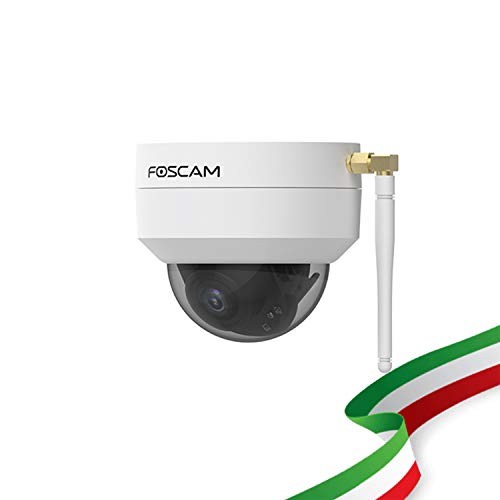 FOSCAM D4Z WiFi IP-Kamera für den Außenbereich, motorisiert, 4 Megapixel, 1080P, Vandalensicher, Farbe Weiß